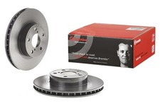 2x Bremsscheibe PRIME LINE - UV Coated BREMBO 09.5673.11 für LEGACY GF IMPREZA 2