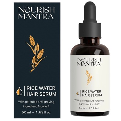 Nourish Mantra Anti-Greying Rice Water, Arcolys & Bockshornklee Extract...