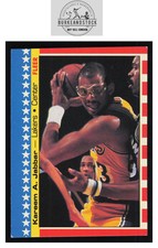 1987-88 Fleer #8 Kareem Abdul-Jabbar Stickers EXMT *BurkeSCards*