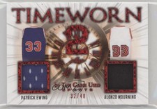 2022 Leaf ITG Used Sports Timeworn 2 Red 32/40 Patrick Ewing Alonzo Mourning 0w8