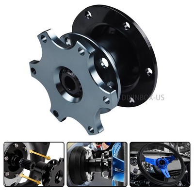 Car Steering Wheel Quick Release Hub Racing Adapter Snap Off Boss Kit Universal