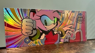 Sonic The Hedgehog Holo Ticket (AMY) Sonic Stadium Hong Kong 35th