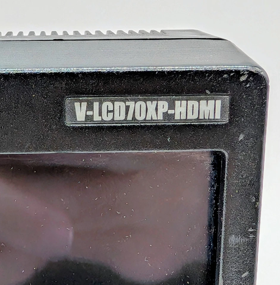 Marshall Electronics V-LCD70XP-HDMI 7" Monitor W/Batteries Power Adapter - Image 3 of 4