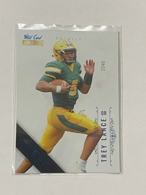 2021 Wild Card MATTE - Trey Lance #MBC-6 5 Stripe /40 (RC) - NDSU Bison