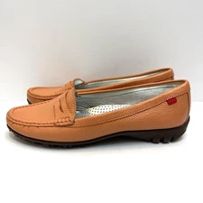 Marc Joseph Women’s Leather Loafers Coral Size 9