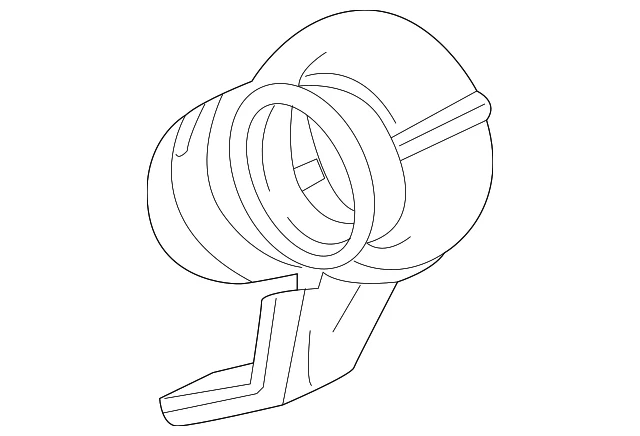Tubo de salida turbocompresor original Ford FC3Z-6N646-C Foto 3 de 4