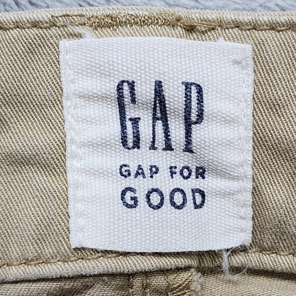 Pantalones Cortos Gap for Good Para Mujer 12 Tostados 5 Pulgadas Ciudad Caqui Chino Elastizados Preppy Informales Foto 4 de 4