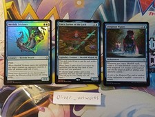 MTG Merfolk Trickster, Emry, Lurker Of The Loch And Deeproot Waters FOILS