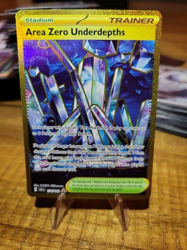 AREA ZERO UNDERDEPTHS 174/142 Stellar Crown Holo Hyper Rare Pokemon NM/M