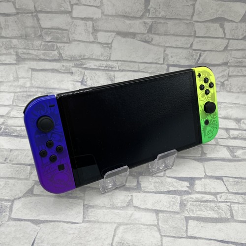 Nintendo Switch 64 GB OLED Console Splatoon 3 Edition Box Used Excellent - Picture 4 of 8