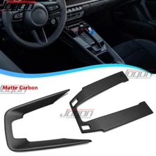 Matte Carbon For Porsche 911 992 GTS Coupe 2021+ Console Gear Shifter Panel Kits