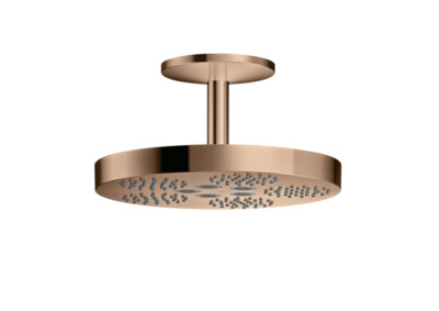 Hansgrohe overhead shower Axor One 280 1jet 48493300 Polished Red Gold