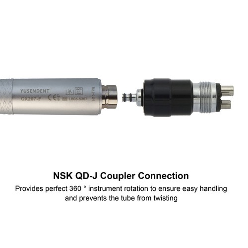 Pieza de mano de turbina LED dental COXO alta velocidad autoalimentación para acoplador NSK 4 orificios - Imagen 10 de 97