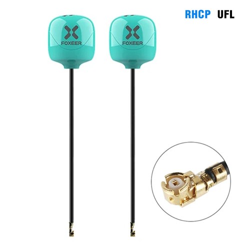 2x FOXEER FPV Mini Antena Lollipop 4 Plus 5.8G 2.6dBi Omni para RC Racing Drone - Imagen 38 de 47
