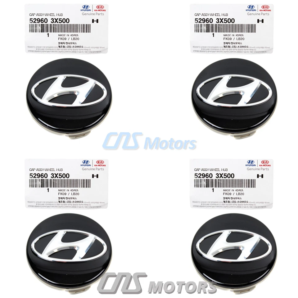 OEM Wheel Cap 4pcs for 14-20 Hyundai Elantra Coupe GT Ioniq Veloster 529603X500 - Изображение 4 из 4