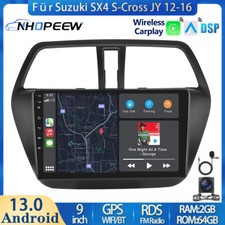 64GB Android 15 Apple Carplay Autoradio GPS Für Suzuki SX4 S-Cross JY 2012-2016