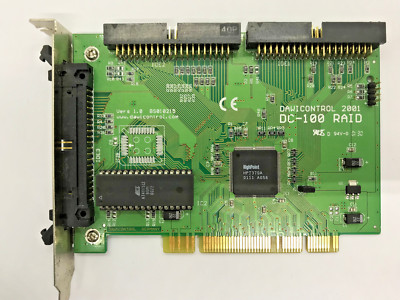 DAWICONTROL DC-100 VER:1.0 BS010215 IDE RAID CONTROLLER CARD PCI  #GK11526