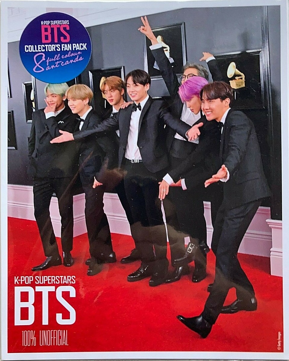 BTS K-POP Superstars COLLECTOR'S FAN PACK 8 FRAMEABLE ART CARDS 8