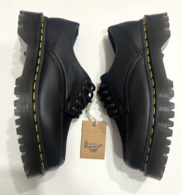 Dr. Martens 5-eye Bex Women's SZ.7 Square Toe Hair-On Leather