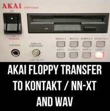 Akai S3000 S950 S1000 Transfer Service. Your Floppies To Kontakt, Nn-xt And Wav.