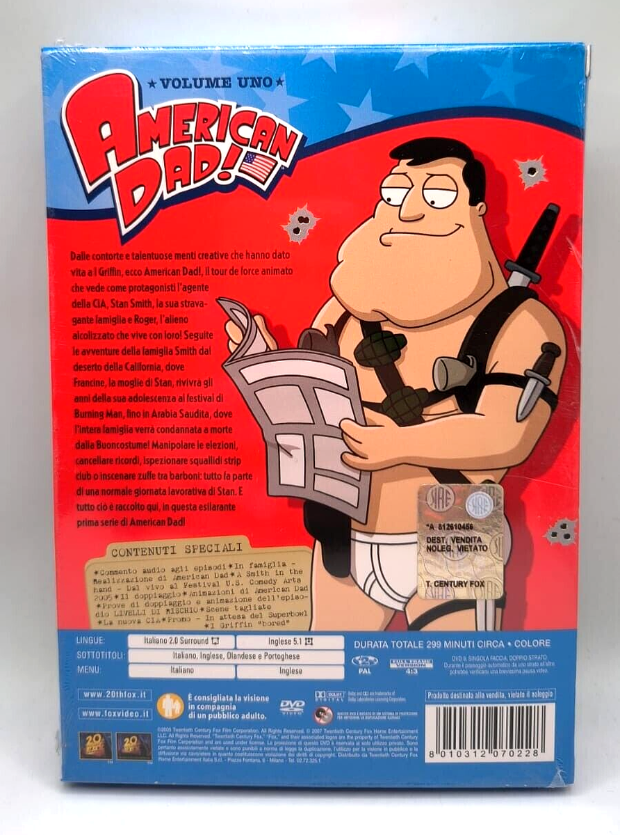 American Dad Volume 1 - 3 DVD Box Sealed | eBay