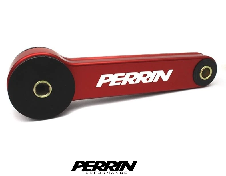 Soporte de parada de paso de color rojo Perrin para 93-24 Subaru Impreza WRX STi Forester Más Foto 3 de 4