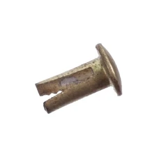 Brass-Rivet,-Semi-Tubular-Brass-Rivet-With-Dome-Head