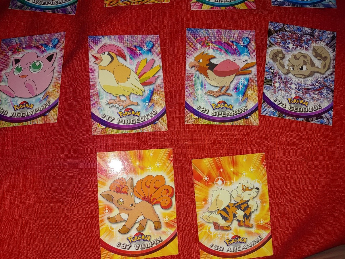1999 Pokemon Topps Nintendo TV Animation Edition 1st Edition cards