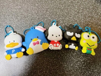 Sanrio Characters Petanko Mascot Team Blue All 6 Types Gacha