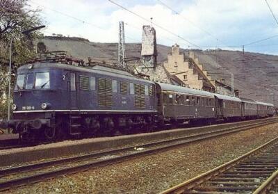 AK · Elektro-Lok 119 001 (E 19) - DB - Bhf. Kobern/Mosel - 1977  (89.09)
