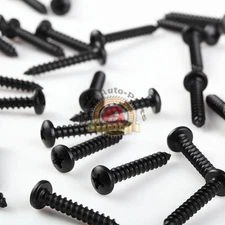 Phillips Pan Head Black Oxide Sheet Metal Screws  #8 x 1" Qty500