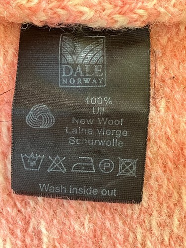 Dale Of Norway Olympic Sweater Women's Small Pink Special Edition Peace FLAWS - Bild 11 von 14