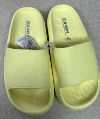 Yellow & Navy Kids Flip Flops Flip-Flop Sandals for Kids (Partially Plant-Based) | Old Navy main image 4