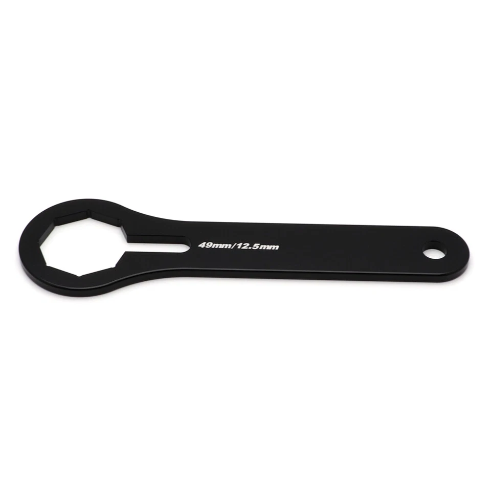 Black 49mm Fork Cap Wrench Tool For Honda CRF450R Suzuki RMZ250 Gas Gas EC250 - Imagem 4 de 4