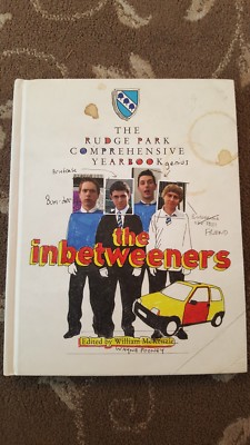 THE INBETWEENERS YEARBOOK HARDBACK BOOK
