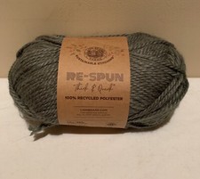 Lion Brand Re-Spun Thick  Quick Yarn - 173N Spruce- 12 Ounces
