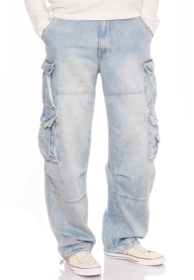 JET LAG Pantalon Cargo Pour Hommes 007 Coupe Relaxée Jambe Large - Photo 1/1