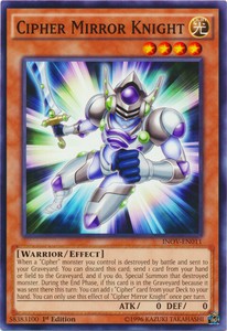 Cipher Mirror Knight - INOV-EN011 - Common - 1st Edition x3 - Near Mint