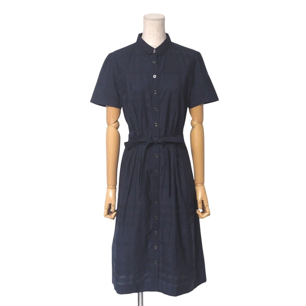 Abito camicia manica corta BURBERRY come nuovo pezzo unico taglia 40 check tessuto marcato...