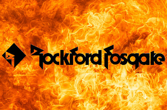 COMPATIBLE WITH ROCKFORD FOSGATE CAR AUDIO DECAL FOR SPEAKER STICKER FOR AMP 