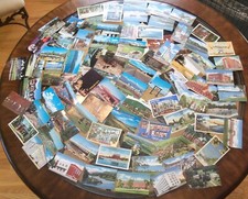 100+ US POSTCARD LOT UNPOSTED ROADSIDE AMERIC...