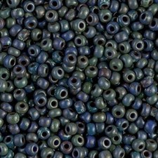 Miyuki Seed Beads 8/0 - Opaque Dark Teal Picasso