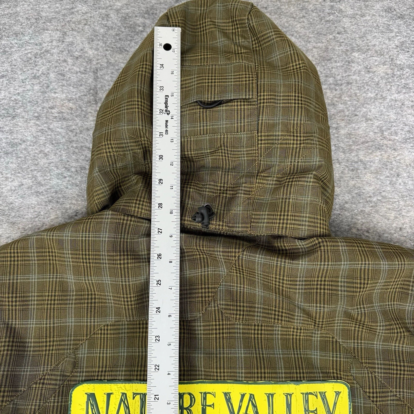 Obermeyer Ski Teton Jacket Plaid Green Nature Valley Logo Waterproof Mens XS image 20