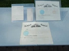 US CIVIL WAR NJ VOLUNTEERS NAMED OFFICER COMMISSIONS AND DISCHARGE DOCUMENTS