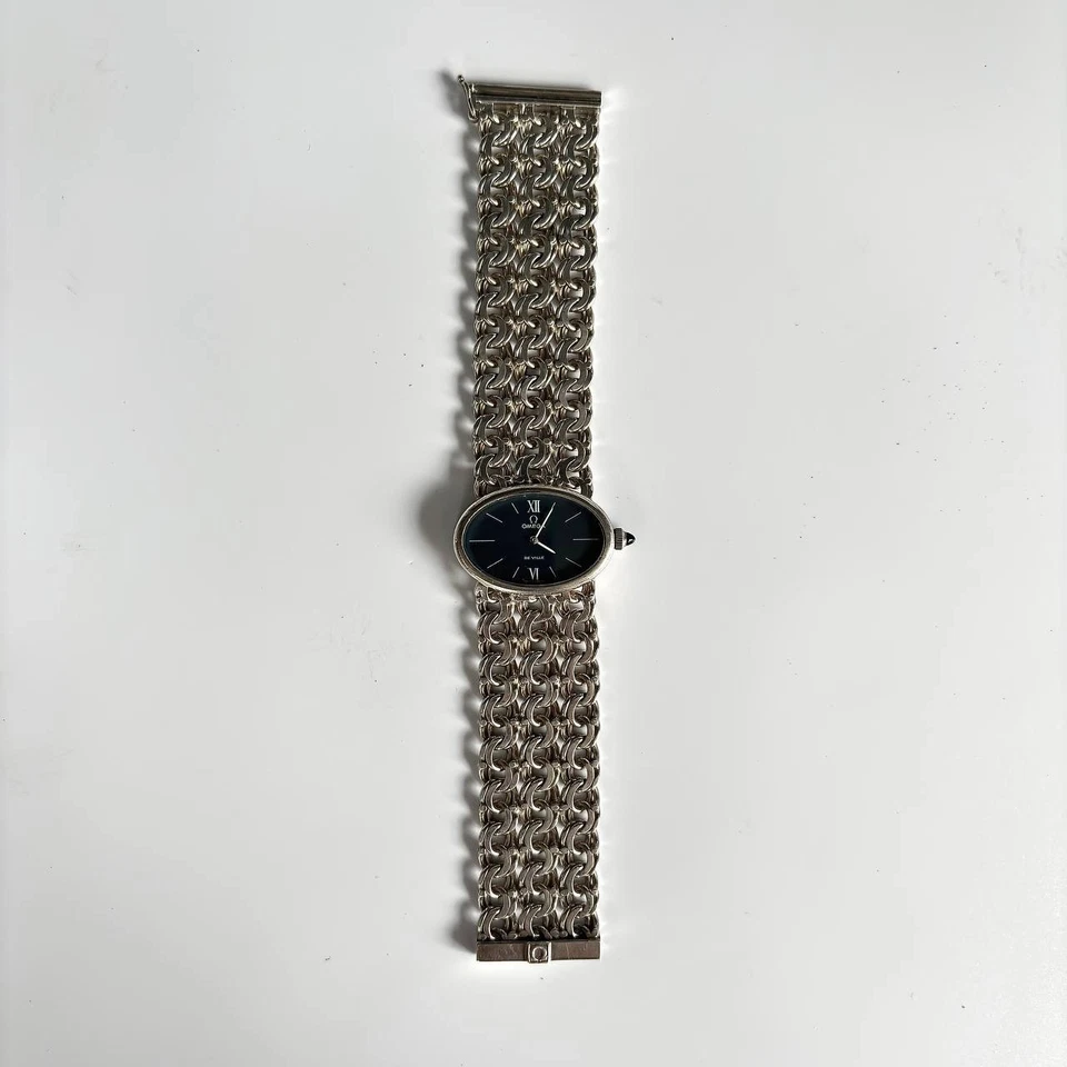 Omega De Ville "Jeux D’Argent" Lady Andrew Grima Design 1972 Sterling Silber Uhr - Bild 2 von 4