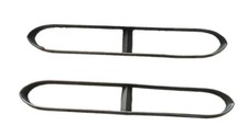Set Of 2 Vintage 1956 Lincoln Front Turn Signal Marker Light Chrome Trim Set Of 2 Vintage 1956 Lincoln Front Turn Signal Marker Light Chrome Trim