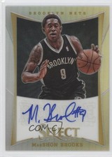 2012 Panini Select Silver Prizm 168/199 MarShon Brooks #196 Rookie Auto RC 0j6