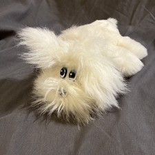 Vintage Tonka Pound Puppies Fuzzies White Stuffed Animal 10  