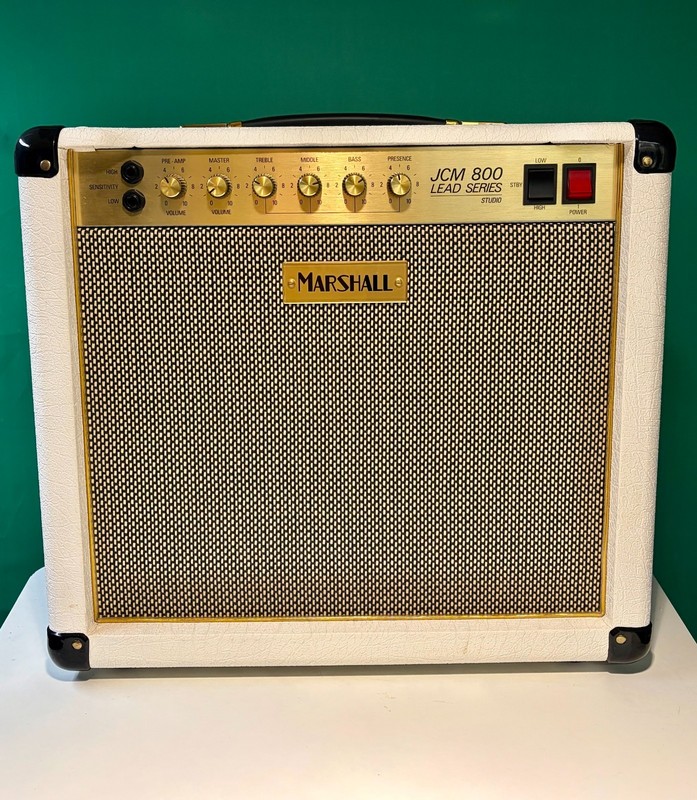 Marshall SC20C Rare White Tolex - 20-Watt 2203 JCM800 1x10 Combo Amp