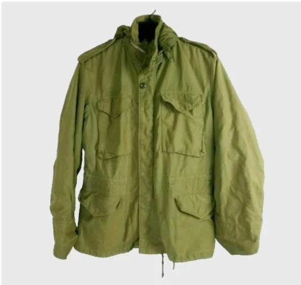 Veste de campagne vintage époque Vietnam armée américaine M-65 Alpha